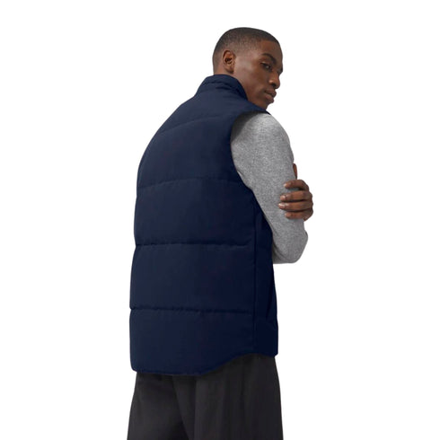 Canada Goose Piumino smanicato Gilet Uomo Garson con bottoni Blu A23-CANADA GOOSE4151MB-63-S - Francavilla Moda
